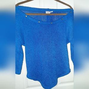 Royal blue light sweater